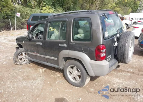 2006 Jeep Liberty Sport из США, поврежденный, VIN 1J4GL48K96W273022